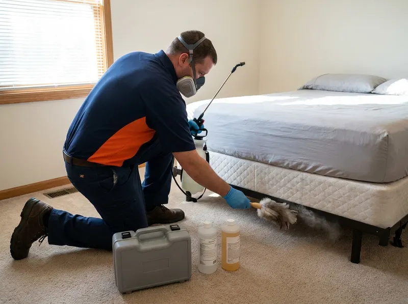 Bed Bug Chemical & Synthetic Desiccant Eradication in Springfield, IL